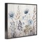 Stupell Industries Blue Nature Blossoms Framed Giclee Wall Art Design by Sasha